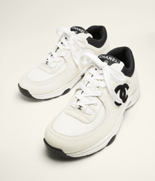 Basket CHNL low daim Blanche