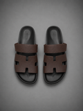 Sandales HRMS Chypre Noir / Marron