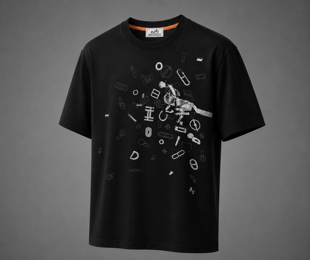 Tee-shirt HRMS noir / blanc