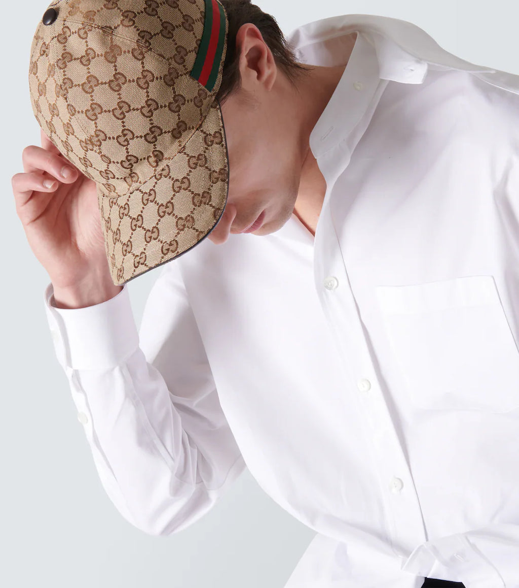 casquette de baseball en toile GG