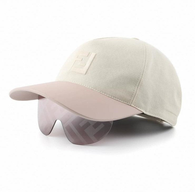 Casquette FF avec visière intégrée beige