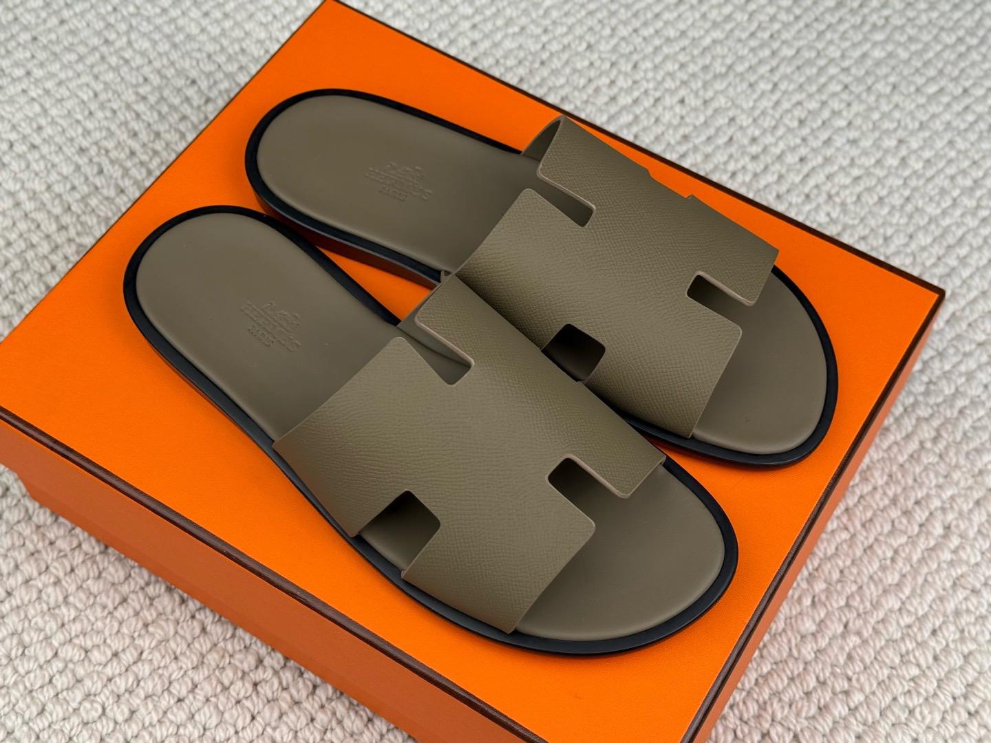 Sandales HRMS Noir/ Orange /Vert foncé