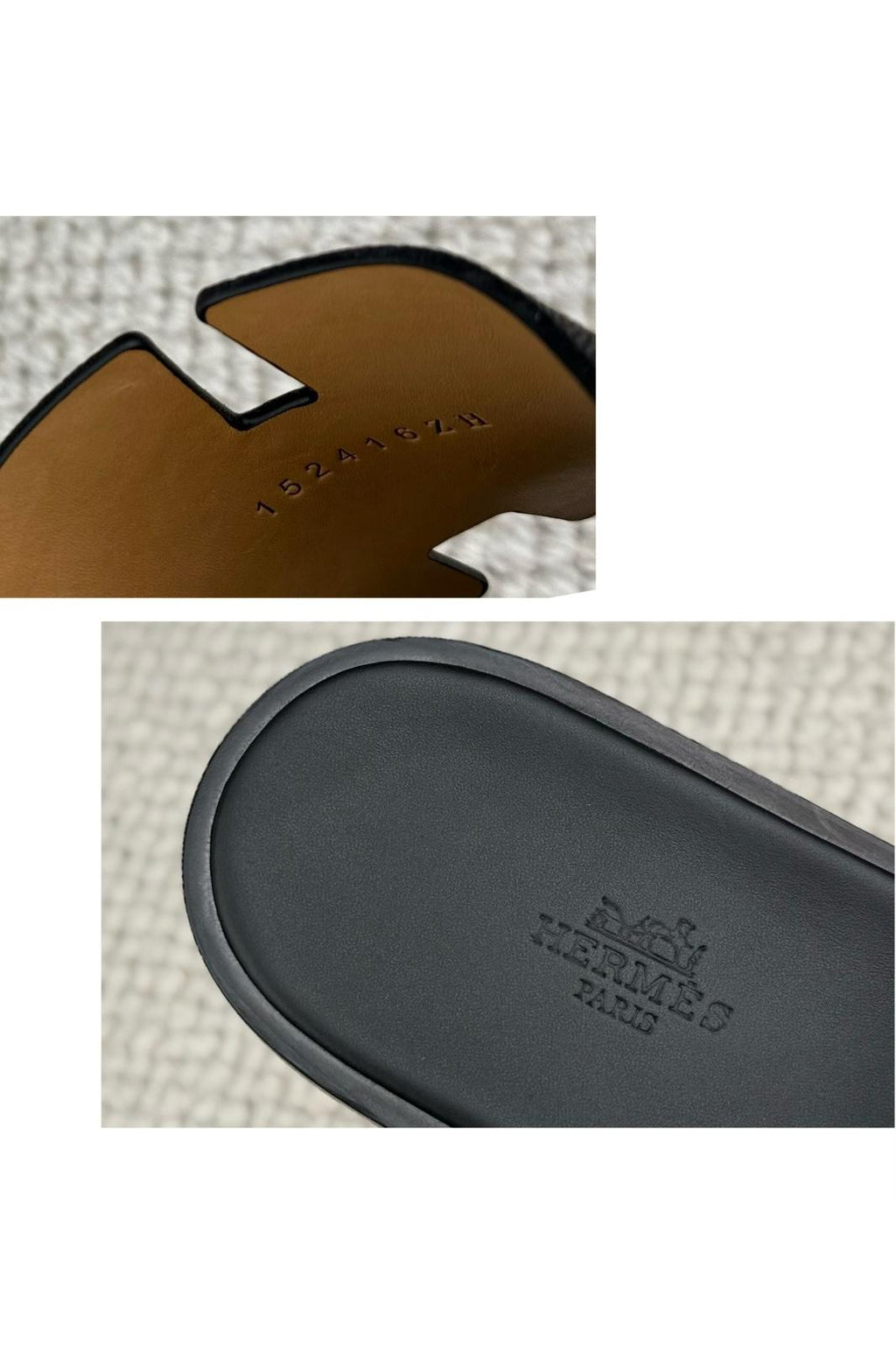 Sandales HRMS Noir/ Orange /Vert foncé