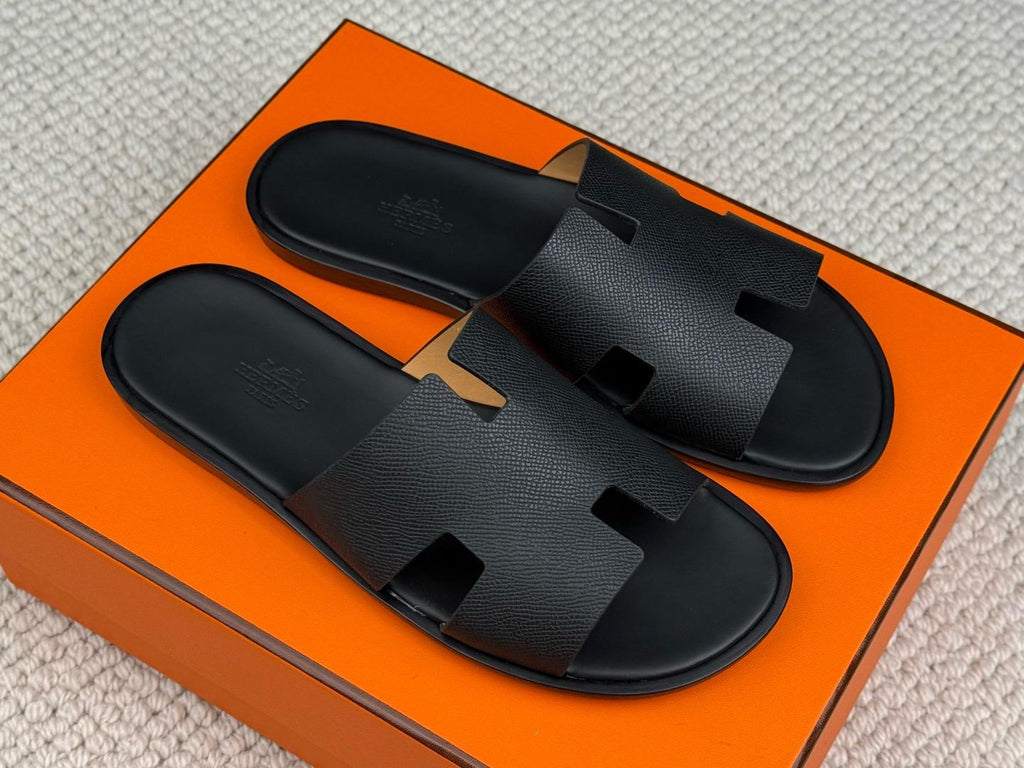 Sandales HRMS Noir/ Orange /Vert foncé