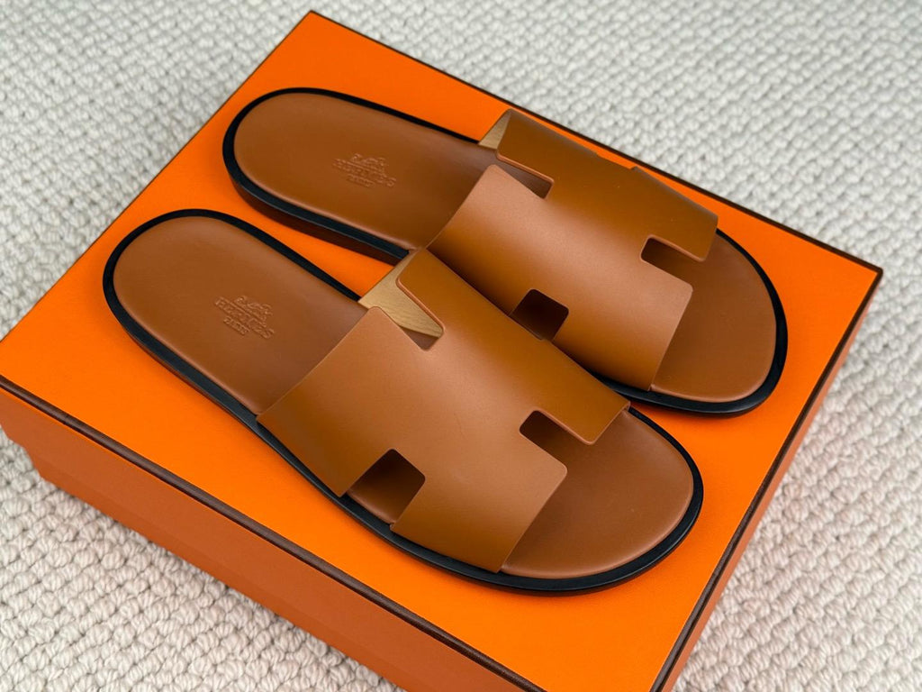 Sandales HRMS Noir/ Orange /Vert foncé