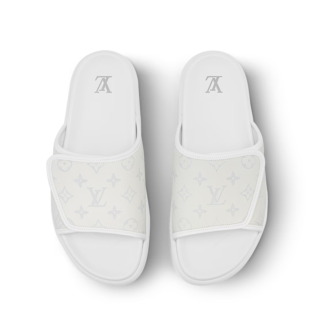 Sandales Lv Miami Noir / Blanc