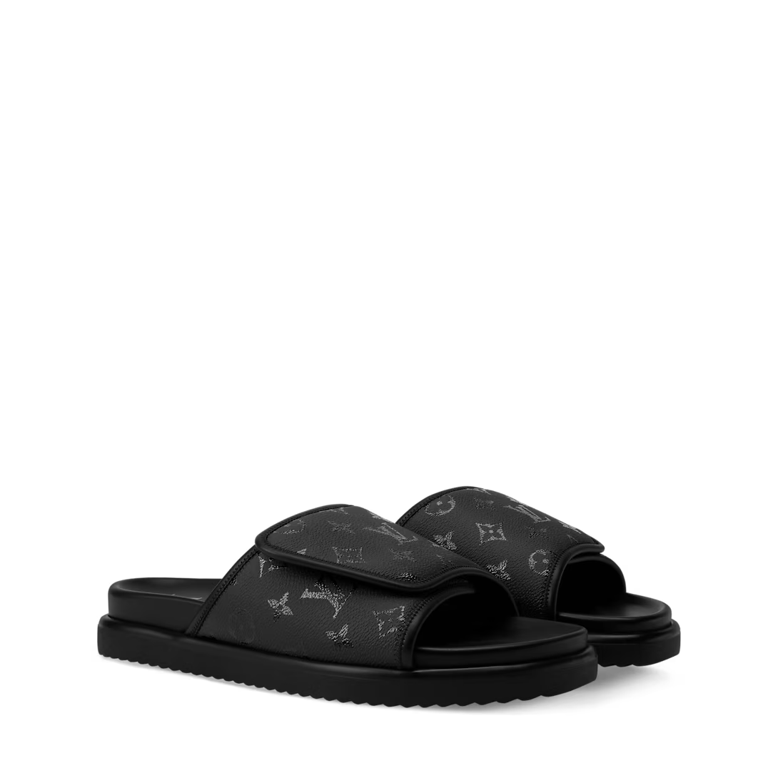Sandales Lv Miami Noir / Blanc